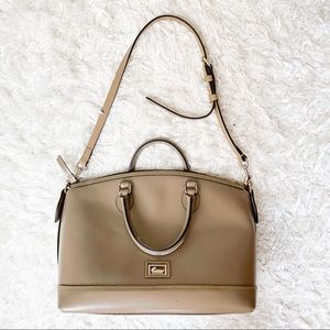 Dooney & Bourke Leather Satchel Crossbody Purse
